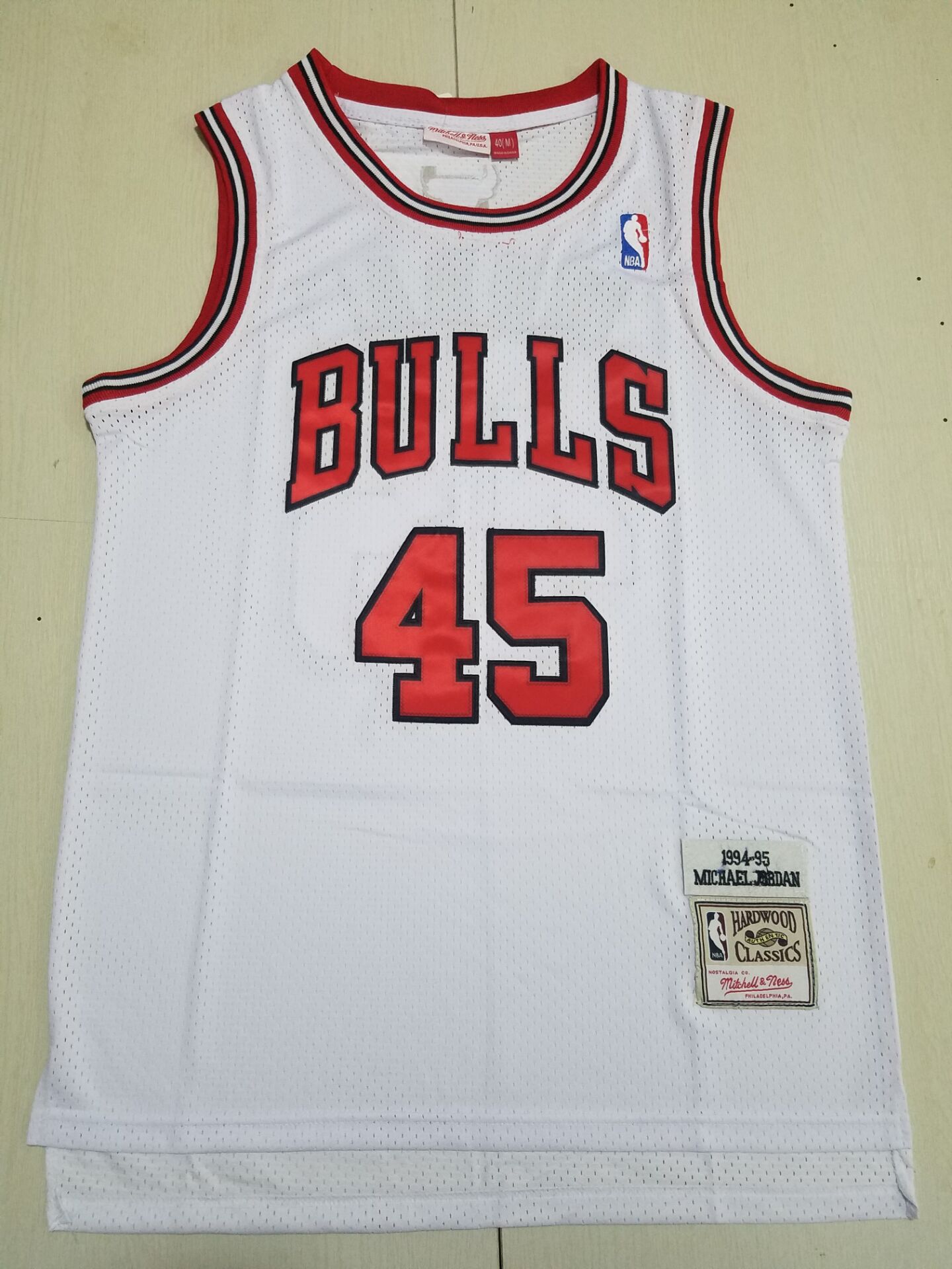 Men Chicago Bulls #45 Jordan White Throwback 2022 NBA Jersey->chicago bulls->NBA Jersey